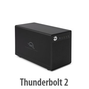 (*) OWC ThunderBay 4 mini, four-bay drive enclosure with dual Thunderbolt 2 ports, RAID 5 *R*