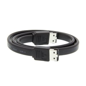 0.5 Meter (18") eSATA to eSATA connecting cable for external SATA 6Gb/s, 3Gb/s & 1.5Gb/s Devices
