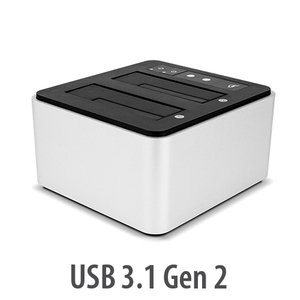 OWC Drive Dock with USB-C (USB 3.1 Gen 2) Dual Drive Bay Solution