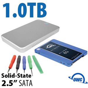 DIY KIT: OWC Express USB 3.0/2.0 2.5" Enclosure + 1.0TB Mercury Electra 6G SSD