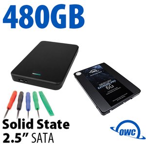 DIY KIT: OWC Express USB 3.0/2.0 2.5" Enclosure + 480GB Mercury Extreme Pro 6G SSD