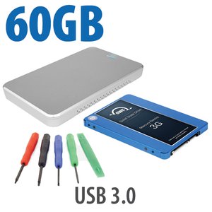 DIY KIT: OWC Express USB 3.0/2.0 2.5" Enclosure + 60GB Mercury Electra 3G SSD