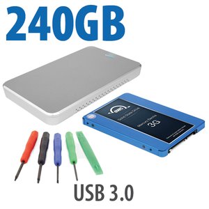 DIY KIT: OWC Express USB 3.0/2.0 2.5" Enclosure + 240GB Mercury Electra 3G SSD