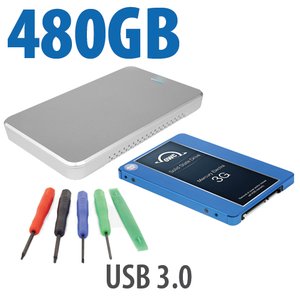 DIY KIT: OWC Express USB 3.0/2.0 2.5" Enclosure + 480GB Mercury Electra 3G SSD