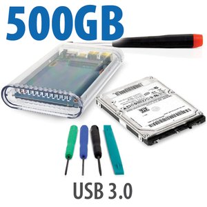 DIY KIT: OWC On-the-Go USB 3.0 2.5" Enclosure + 500GB WD Black 7200RPM HDD