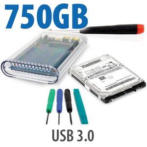 DIY KIT: OWC On-the-Go USB 3.0 2.5" Enclosure + 750GB WD Black 7200RPM HDD
