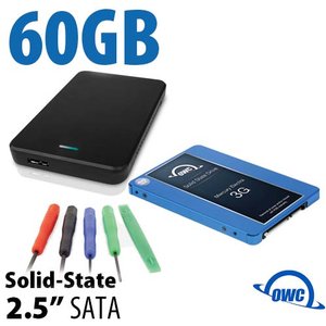 DIY KIT: OWC Express USB 2.0 2.5" Enclosure + 60GB Mercury Electra 3G SSD