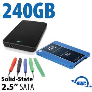 DIY KIT: OWC Express USB 2.0 2.5" Enclosure + 240GB Mercury Electra 3G SSD