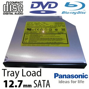 Panasonic 6X Blu-ray Burner + Super-MultiDrive DVD/DVD DL/CDRW Read/Write - Serial-ATA Internal Tray