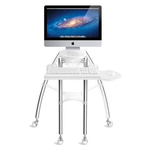 Rain Design iGo stand for your flat panel iMac 24" or Cinema Display 24" - Sitting model