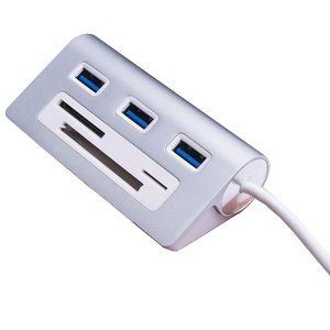 Sabrent 3-Port USB 3.0 Hub with CF/SD/TF Card Reader