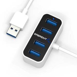 Sabrent 4-Port Mini Portable USB 3.0 Hub
