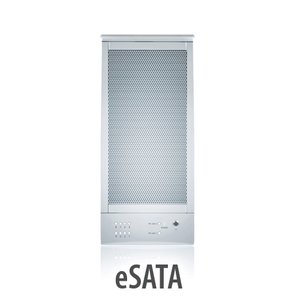 Sans Digital TowerRAID TR8M - 8 Bay SATA to eSATA (Port Multiplier) RAID-Ready Enclosure - Silver