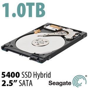 (*) 1.0TB Seagate Laptop SSHD 2.5-inch 9.5mm SATA 6.0Gb/s 5400RPM Hybrid Drive