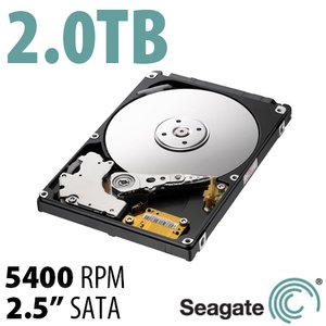 2.0TB Seagate Momentus / Samsung Spinpoint M9T 2.5-inch 9.5mm SATA 6.0 Gb/s Hard Drive