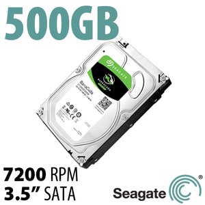 500GBB Seagate BarraCuda 3.5-inch SATA 6.0Gb/s 7200RPM Hard Drive