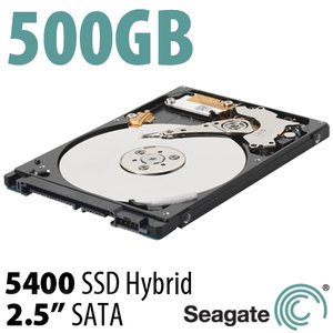 500GB Seagate Laptop SSHD 2.5-inch 9.5mm SATA 6.0Gb/s 5400RPM Hybrid Drive