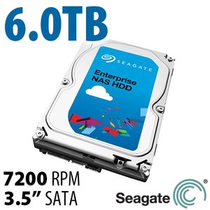 Seagate 6.0TB 3.5-inch Enterprise NAS Hard Disk Drive
