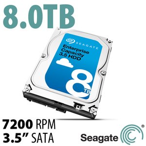8.0TB Seagate Enterprise Capacity 3.5-inch Enterprise Class Hard Drive