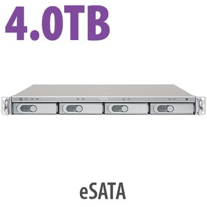 4.0TB Sonnet Technologies Fusion R400P: Rackmount 4-drive SATA Storage Solution w/ Port Multiplier