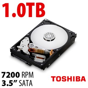(*) 1.0TB Toshiba DT01ACA Series 3.5-inch SATA 6.0Gb/s 7200RPM Hard Drive *R*