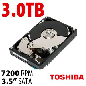 3.0TB Toshiba DT01ACA Series 3.5-inch SATA 6.0Gb/s 7200RPM Hard Drive