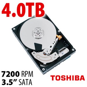 4.0TB Toshiba MG03ACA Series 3.5-inch SATA 6.0Gb/s 7200RPM Enterprise Class Hard Drive
