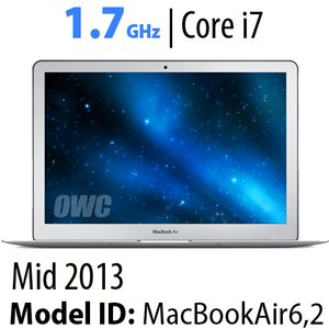 Apple 13" MacBook Air (2013) 1.7GHz Core i7: Thunderbolt, 8GB RAM, 240GB SSD, Used