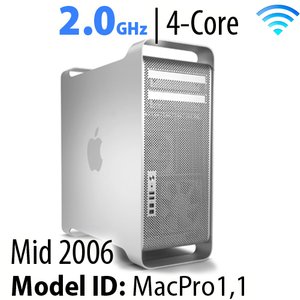Apple Mac Pro (2006) 2.0GHz 4-Core: 4GB RAM, 160GB HDD, SuperDrive, 7300 GT, Used