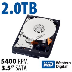 2.0TB WD Blue 3.5-inch SATA 6.0Gb/s 5400RPM Hard Drive