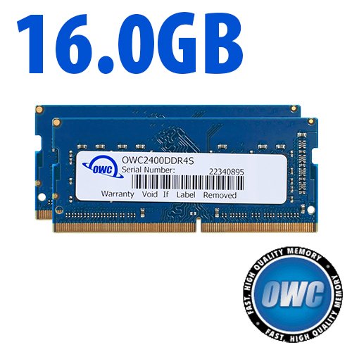 (*) 16.0GB (2 X 8GB) Apple Factory Original PC4-19200 DDR4 2400MHz 260-Pin SO-DIMM Memory Upgrade Ki