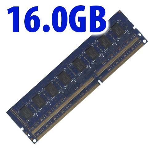 (*) 16.0GB (2 X 8GB) Apple/Major Brand PC3-14900 DDR3 1867MHz 204-Pin CL11 SO-DIMM Memory Upgrade Ki