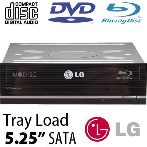 LG 16X Super-Multi Blu-ray/DVD/CD Burner/Reader 5.25-inch SATA Internal Optical Drive With M-DISC &