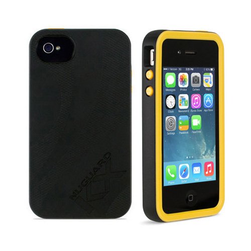 (*) NewerTech NuGuard KX. Color: Buzz. X-treme Protection For Your IPhone 4/4S