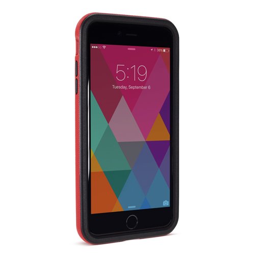 NewerTech NuGuard KX. Color: Crimson (Red). X-treme Protection For Your IPhone 8 Plus And 7 Plus