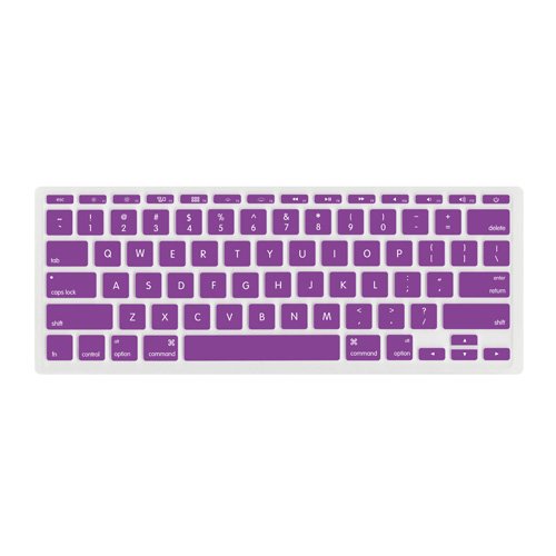 (*) NewerTech NuGuard Keyboard Cover For All 2011-2016 MacBook Air 11 Models - Purple Color.