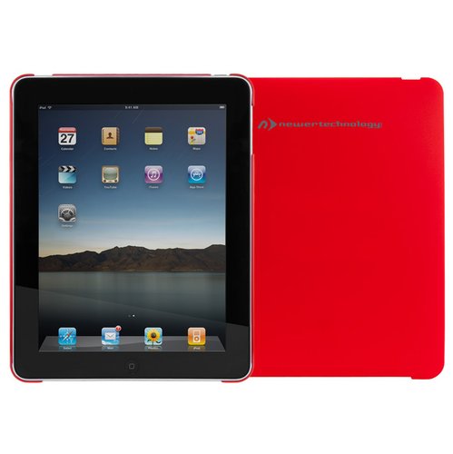 NewerTech NuGuard Hard Shell Red Polycarbonate Case For IPad.