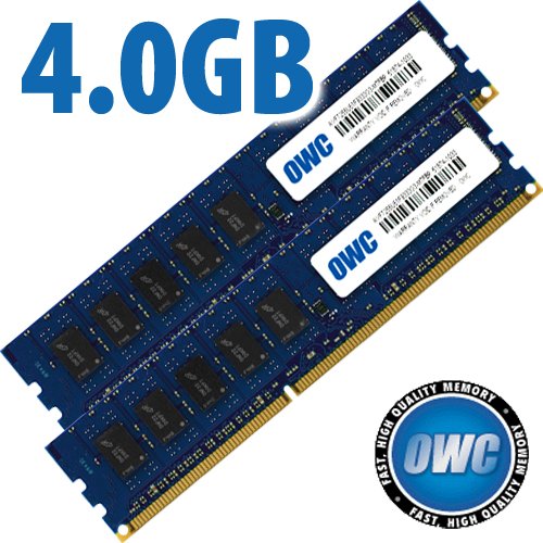 4.0GB (2 X 2GB) OWC PC3-10600 DDR3 ECC 1333MHz 240-Pin DIMM Memory Upgrade Kit