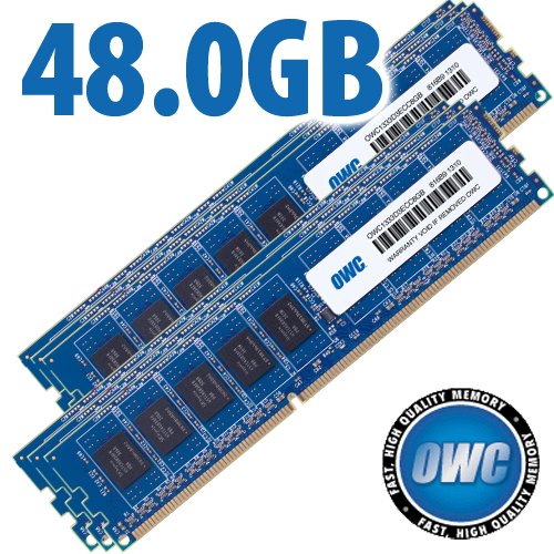 48.0GB (6 X 8GB) OWC PC3-10600 DDR3 ECC 1333MHz 240-Pin DIMM Memory Upgrade Kit