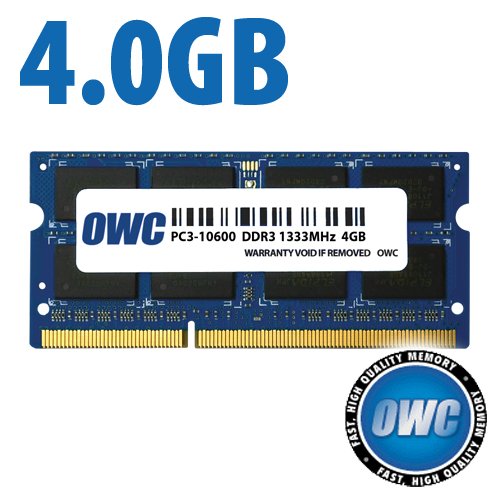 4.0GB PC3-10600 DDR3 1333MHz SO-DIMM 204-Pin CL9 SO-DIMM Memory Module