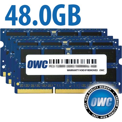 48.0GB (2 X 16GB + 2 X 8GB) PC3-12800 DDR3 1600MHz 204-Pin CL11 SO-DIMM Memory Upgrade Kit