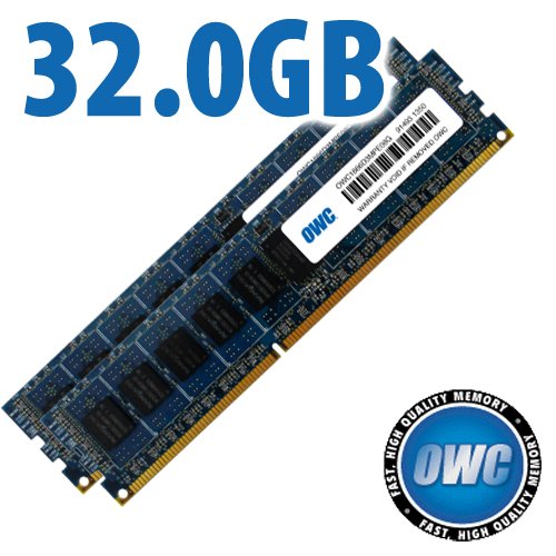 32.0GB (2 X 16GB) OWC PC14900 DDR3 1866MHz ECC Registered Memory Upgrade Kit