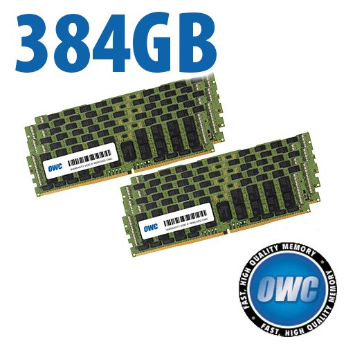 384.0GB (12 X 32GB) OWC 2666MHz DDR4 PC4-21300 ECC 288-Pin RDIMM Memory Upgrade Kit
