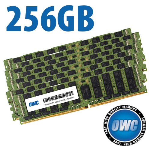 256.0GB (8 X 32GB) OWC PC23400 DDR4 ECC 2933MHz 288-Pin RDIMM Memory Upgrade Kit