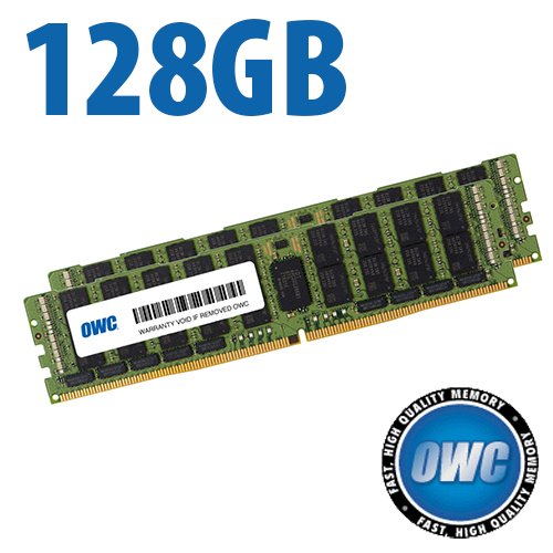 128.0GB (2 X 64GB) OWC PC23400 DDR4 ECC 2933MHz 288-Pin RDIMM Memory Upgrade Kit For Mac