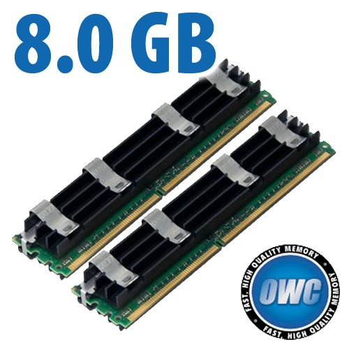 8.0GB (2 X 4GB) OWC PC6400 DDR2 ECC 800MHz 240-Pin FB-DIMM Memory Upgrade Kit For Mac Pro (2008) *Ap