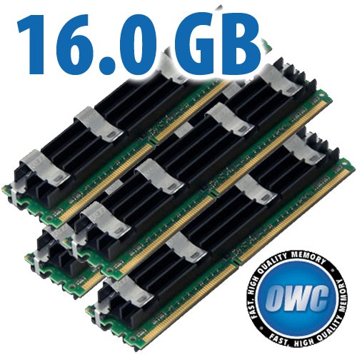 16.0GB (4 X 4GB) OWC PC6400 DDR2 ECC 800MHz 240-Pin FB-DIMM Memory Upgrade Kit For Mac Pro (2008) *A