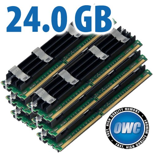 24.0GB (6 X 4GB) OWC PC6400 DDR2 ECC 800MHz 240-Pin FB-DIMM Memory Upgrade Kit For Mac Pro (2008) *A