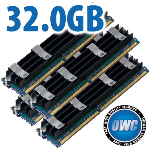 32.0GB (4 X 8GB) OWC PC6400 DDR2 ECC 800MHz 240-Pin FB-DIMM Memory Upgrade Kit For Mac Pro (2008) *A