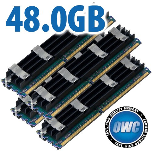 48.0GB (6 X 8GB) OWC PC6400 DDR2 ECC 800MHz 240-Pin FB-DIMM Memory Upgrade Kit For Mac Pro (2008) *A